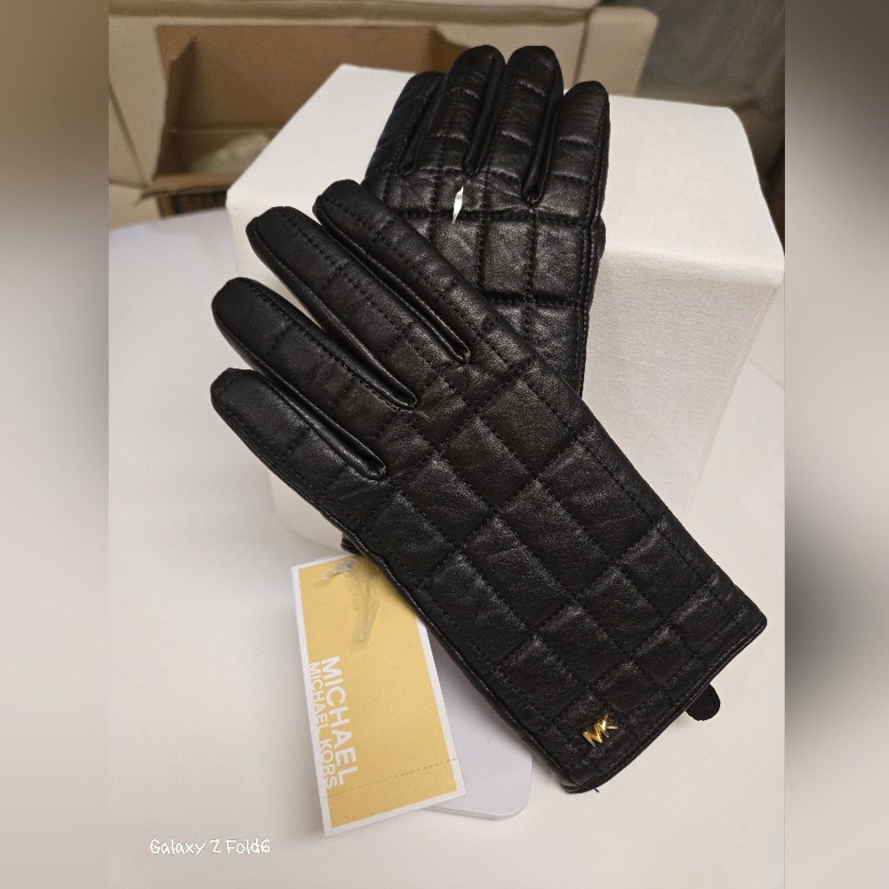 MK Real Leather gloves MK